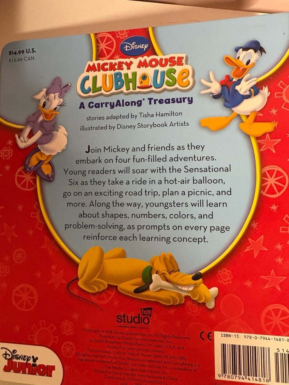 Disney Mickey Mouse Clubhouse: A CarryAlong Treasury Board Book - Picture 5 of 5